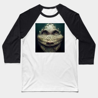 Smiling Sea Monster Baseball T-Shirt